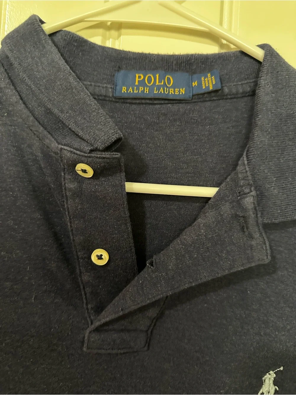 Ralph Lauren Men’s Navy Blue Polo Shirt with Embroidered Pony